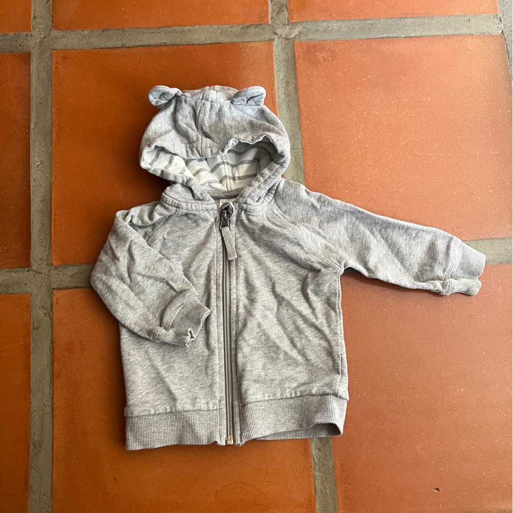 Hanna Anderson zip up with ears